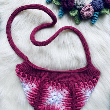 Mosaic Granny Square Bag