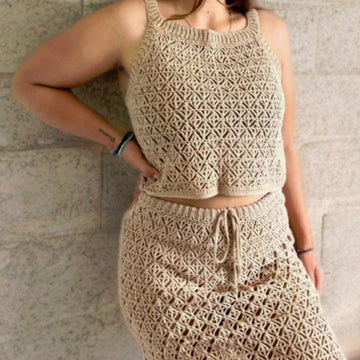 Diamond Lace Summer Set