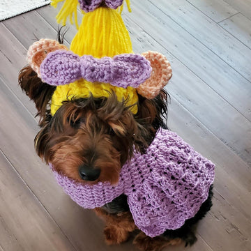 Troll Dog Dress and Hat
