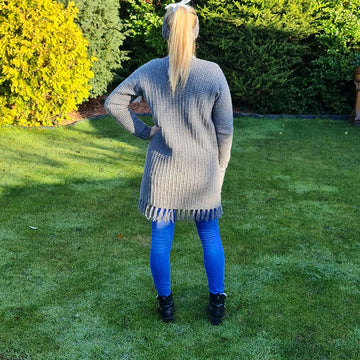 Women's Long Cardigan Easy XS - 3XL (UK 8-26)