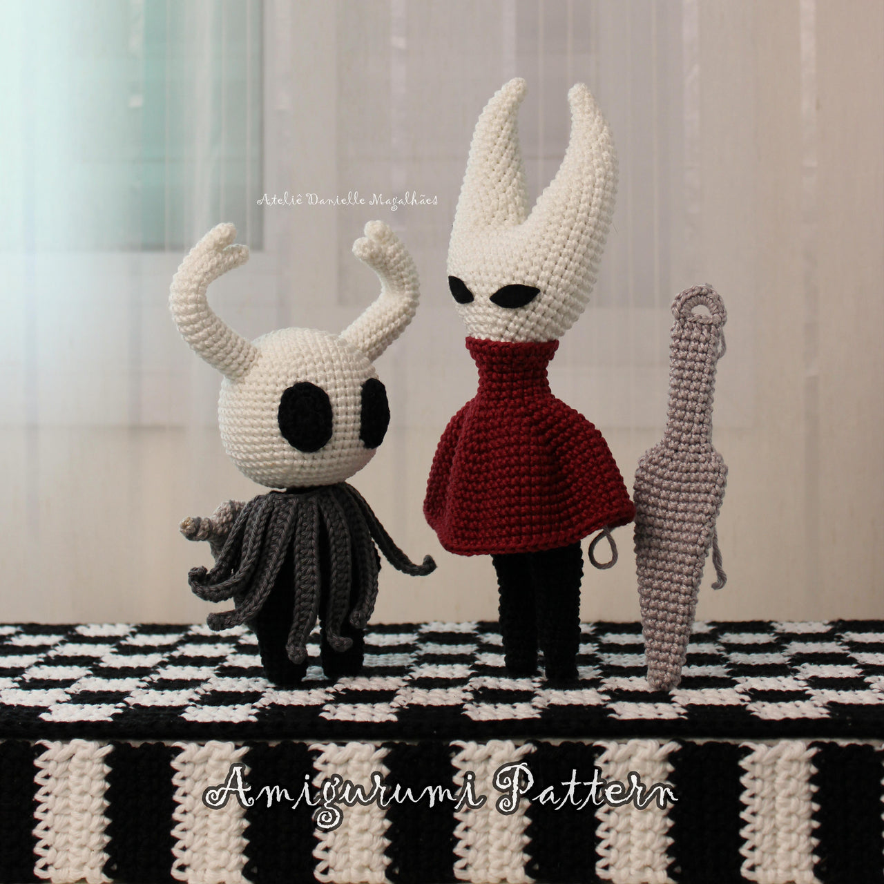 Hollow Knight & Hornet Fanart Amigurumi Pattern Bundle – PDF Crochet Pattern (US Terms)