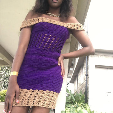 Simple Off-shoulder Dress Pattern