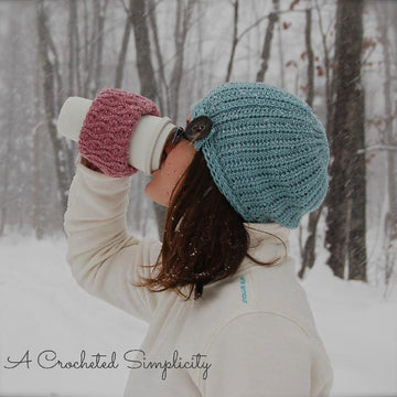 "Winter Waves" Coffee & Ice Cream Mitt
