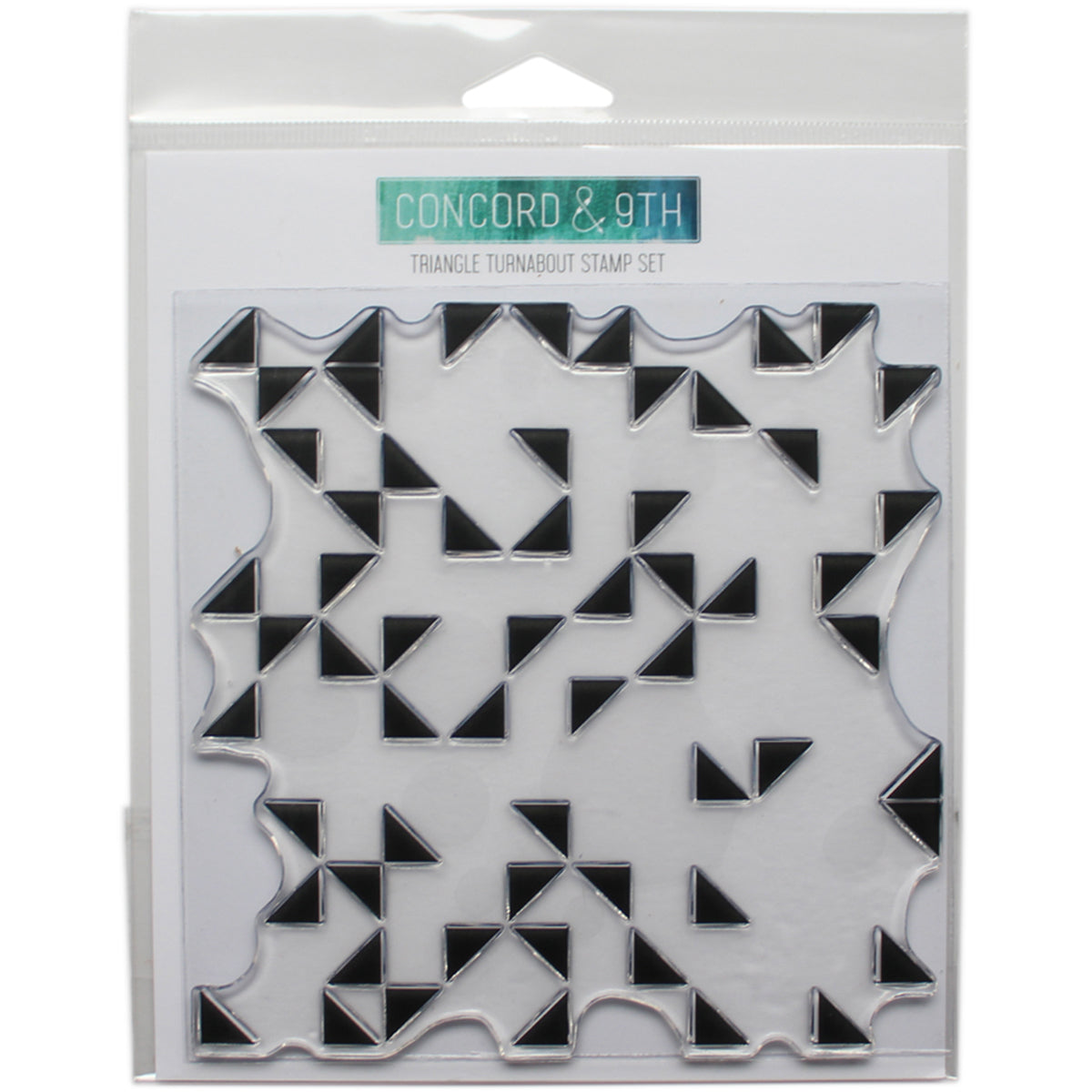 Concord & 9th Clear Stamps 6"X6" - Triangle Turnabout
