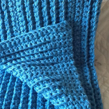 Crocheted Chunky Throw