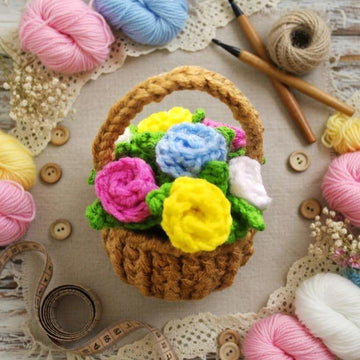 Flower Planter Crochet Pattern PDF + Video Tutorial
