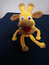 Crochet Hand Puppet Giraffe