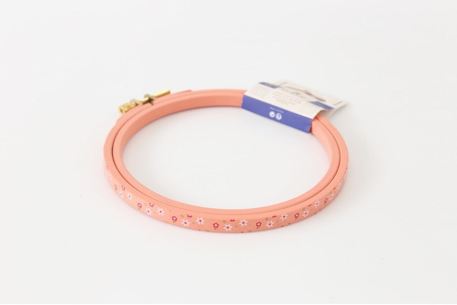 DMC - 5 inch Round Painted Embroidery Hoop - Orange (MP001-125)