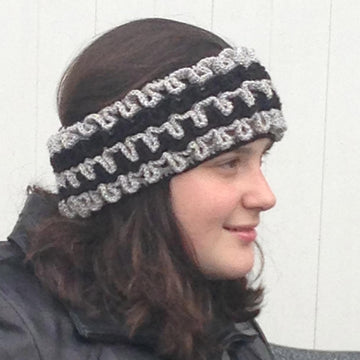 Ruffly Headband Earwarmer PDF12-083