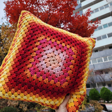 Sunset Dream Granny Cushion