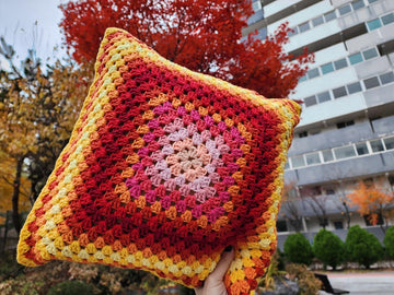 Sunset Dream Granny Cushion