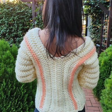 Crochet sweater for winter