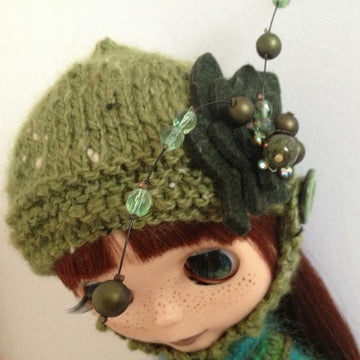 Helmet hat for Blythe and Middie Blythe doll