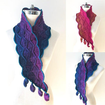 Elegant Leaves Scarf