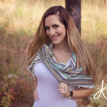 Brick and Mortar Shawl Crochet