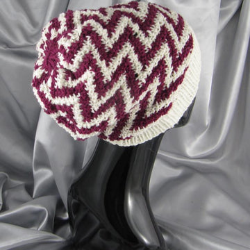 Zig Zag Stripe Slouch Hat