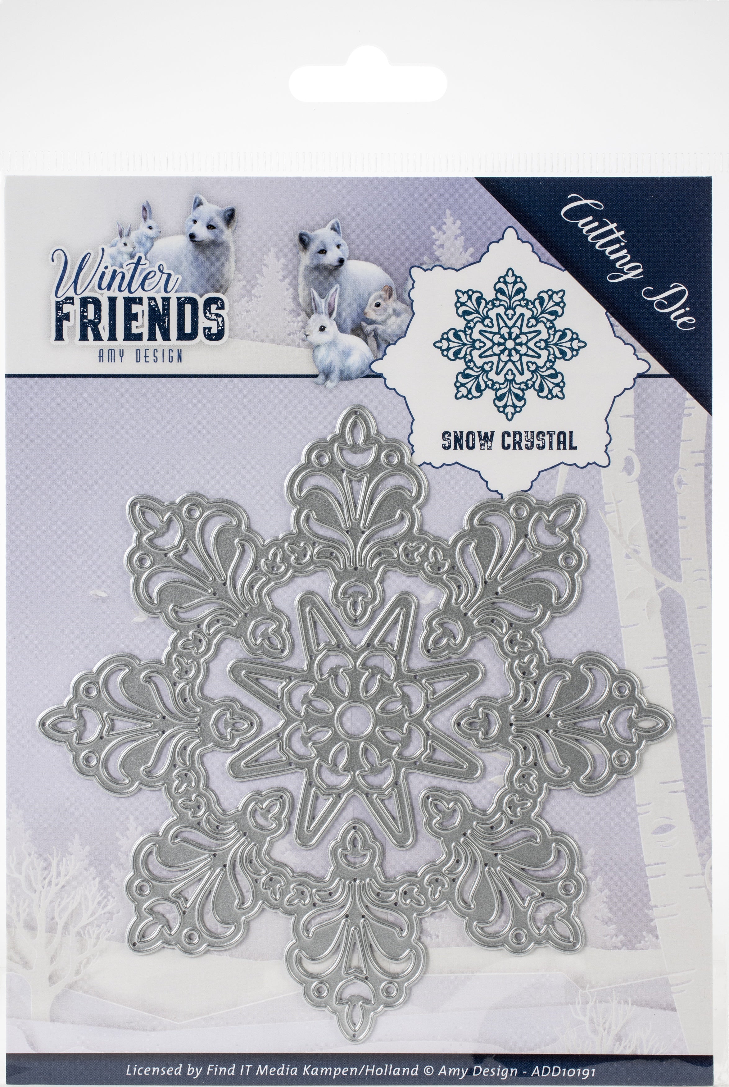 Find It Trading Amy Design Die - Snow Crystal, Winter Friends
