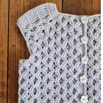 Bluebell Baby Crochet Cardigan