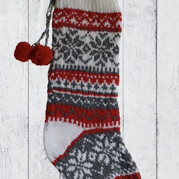 Snowflake Christmas Stocking