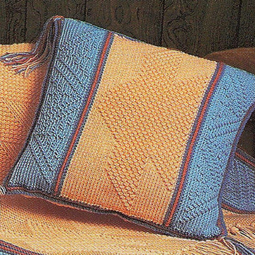 Phoenix Afghan and Pillow