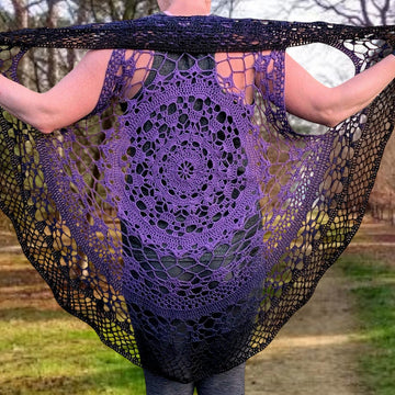 Mandala vest shawl summer