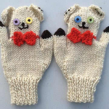 Child Animal Puppet Mittens
