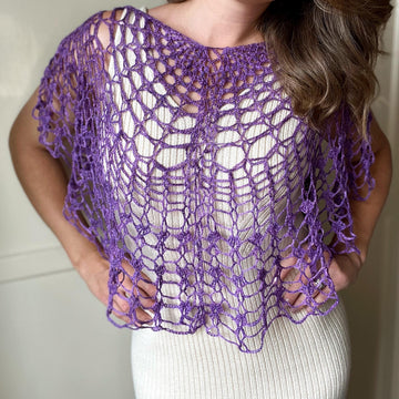 Watercolour Lace Cape