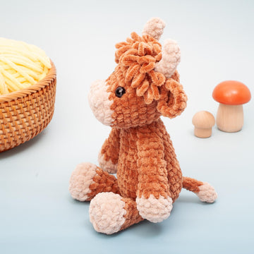 Highland Cow Amigurumi Crochet Pattern