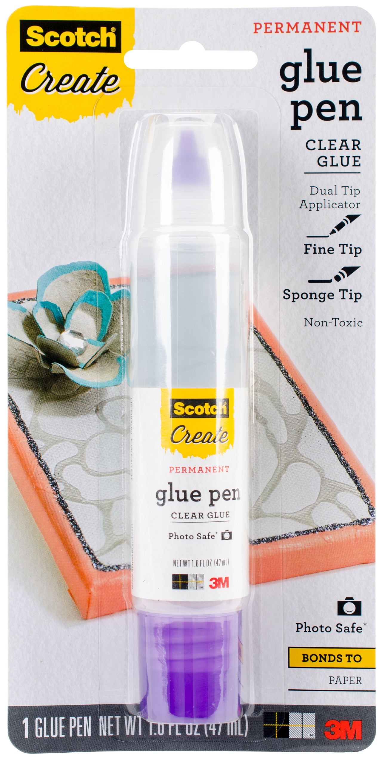 Scotch Scrapbooker's 2-Way Glue - 1.6oz