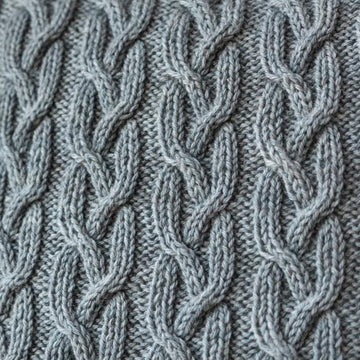 Highland Cable Cushion Knitting Pattern # 406