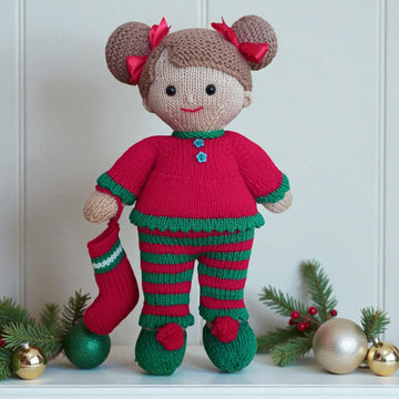 Christmas Eve Pj's, Lilly and May dolls