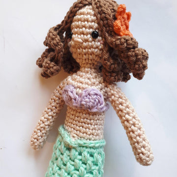 Mermaid amigurumi doll