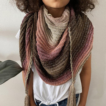 Crochet shawl pattern PDF