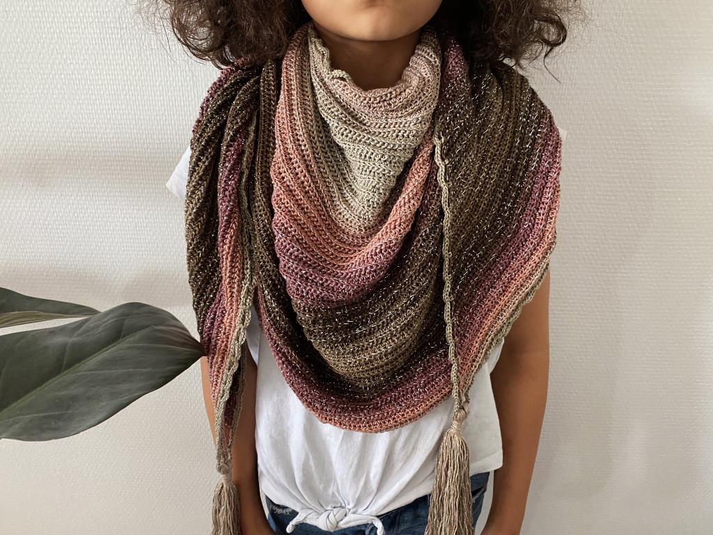 Crochet shawl pattern PDF