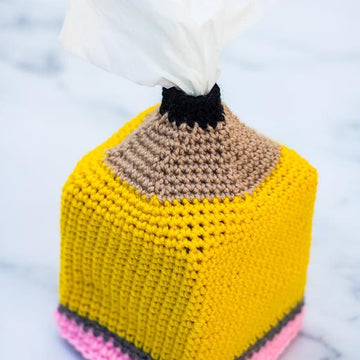 Pencil Tissue Box Cover