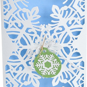 Sizzix Thinlits Dies By Jordan Caderao - Card Wrap, Snowflake