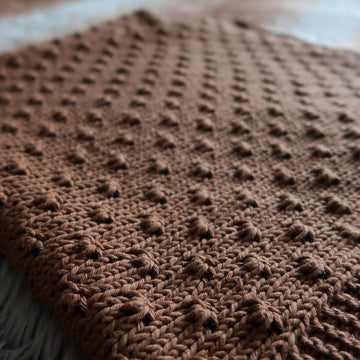 Knot Stitch Baby Blanket