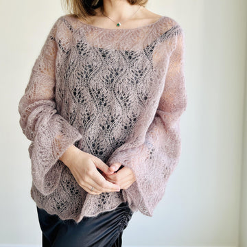 Lace mohair jumper