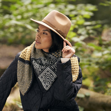 Mosaic Shawl in Rowan Felted Tweed - Downloadable PDF