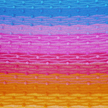Puffy Sunset Afghan
