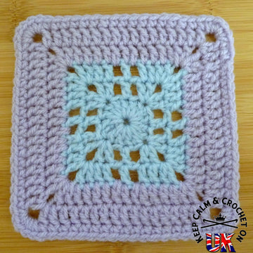 Mini Filet Cross Afghan Square