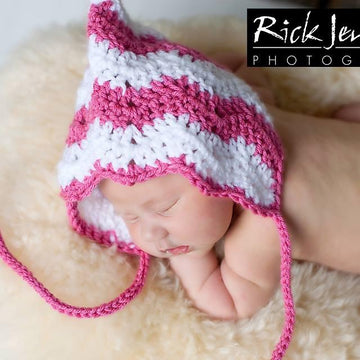 Chevron Pixie Bonnet