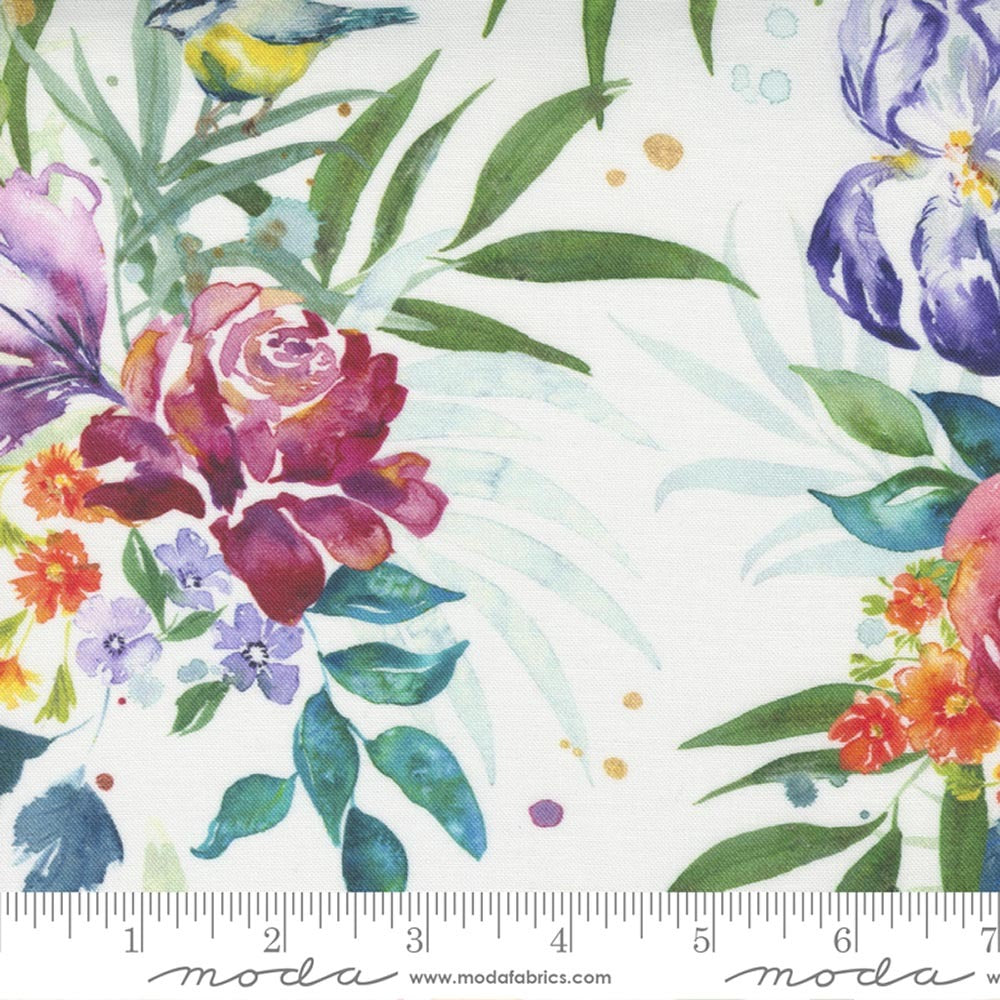 Moda Fabrics Chickadee - Cloud - 39731-11