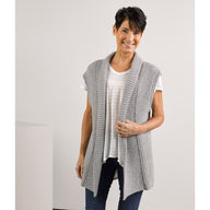 Bubble Gum Vest in Valley Yarns Brodie - 1032 - Downloadable PDF