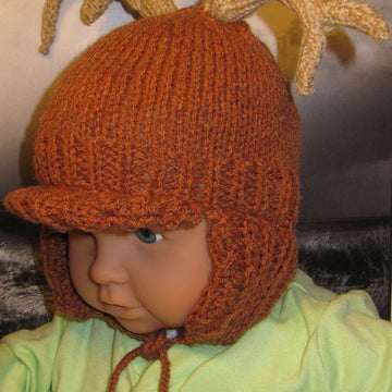 Baby Deerstalker Beanie Hat