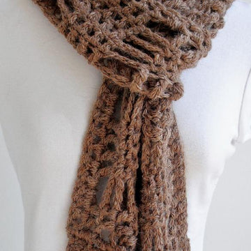 Speedy mock motif scarf