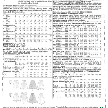 McCall's Misses' Crop Top and Gathered Skirts M7355 - Sewing Pattern