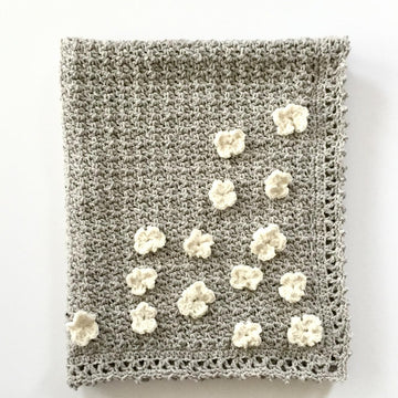 Flower Basket Baby Blanket