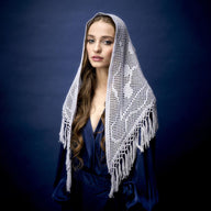Ossetian-Inspired Filet Crochet Shawl Pattern