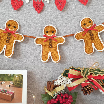 Crochet Gingerbread Man Decoration